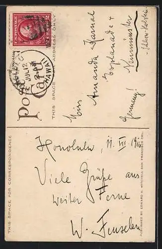 AK Honolulu, HI, Statue of King Kamehameha I.