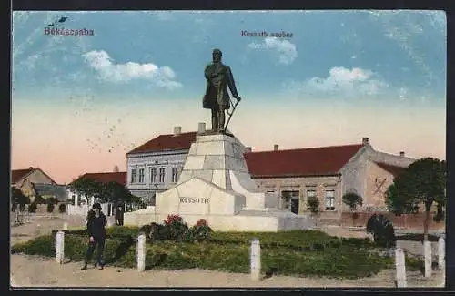 AK Békéscsaba, Kossuth szobor