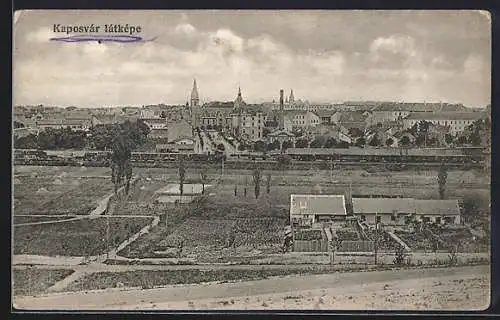 AK Kaposvár, Kaposvár látképe