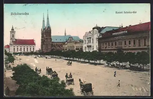 AK Békéscsaba, Szent István-tér