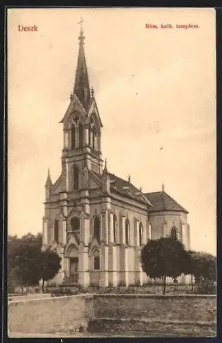 AK Deszk, Róm. kath. templom