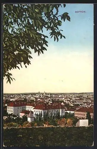 AK Sopron, Blick über die Dächer