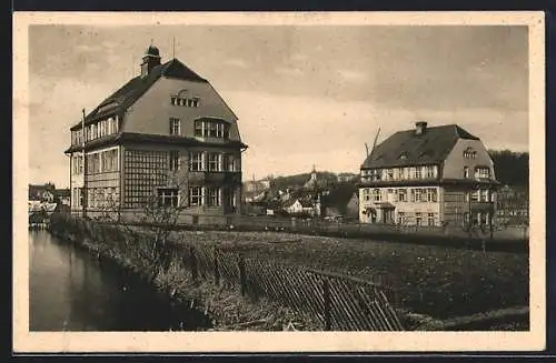 AK Lichtenstein-Callnberg, Ansicht vom Knappschaftskrankenhaus