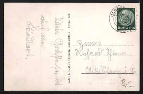 AK Deutsch-Einsiedel, Ansicht vom Schullandheim