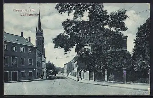 AK Chemnitz i. S., Blick in die Stollbergerstrasse