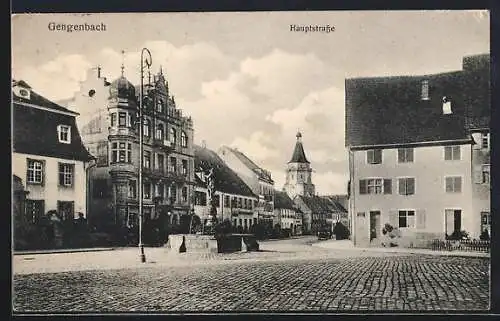 AK Gengenbach, Partie in der Hauptstrasse