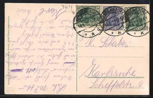 AK Gengenbach, Partie in der Hauptstrasse