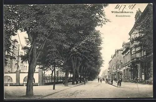 AK Wilhelmshaven, Partie in der Roonstrasse