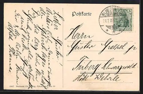 AK Wilhelmshaven, Partie in der Roonstrasse