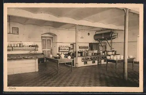 AK Mallersdorf, Kloster mit Sanatorium, Küche