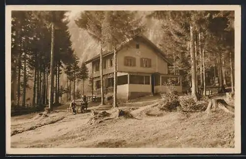 AK Jenbacher Naturfreundehaus, Berghütte auf der Ebnet