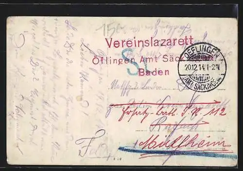 AK Öflingen, Blick auf das Schulhaus