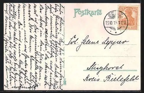 AK Steinheim i. Westf., Marktstrasse mit Kaufhaus von Carl Herzfeld