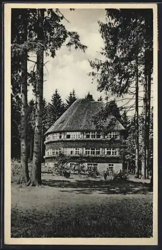 AK Gr. Ullersdorf, Kinderhaus am Waldrand