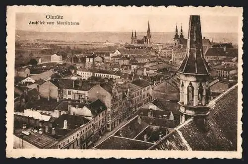 AK Olmütz, Ausblick vom Mauritzturm