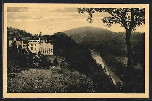 AK Lázne Teplice n. Becvou, Sanatorium