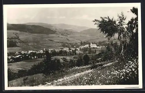 AK Ruda n. Mor., Blick über Ort und Umgebung