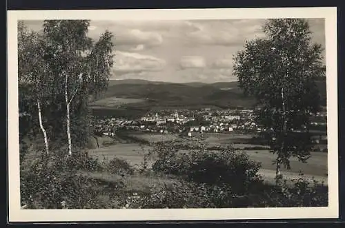 AK M.-Schönberg, Ortsansicht aus der Ferne