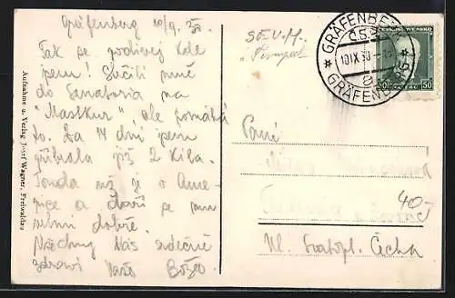 AK Gräfenberg, Blick auf das Priessnitz-Sanatorium