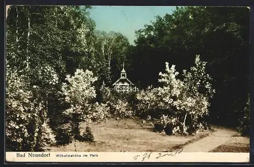 AK Bad Nenndorf, Wilhelmshöhe im Park