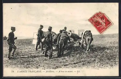 AK L`Armée Francaise, Artillerie, A bras en avant