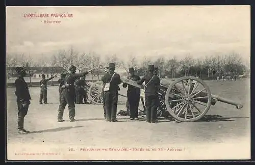 AK L`Artillerie de Campagne, Matériel de 75