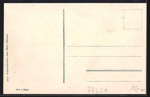 AK Engen, Ortsansicht mit Kirche