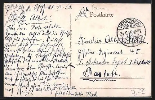 AK Pforzheim-Brötzingen, Neue und alte Kirche