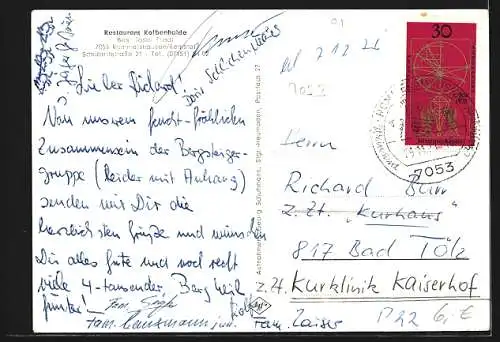 AK Rommelshausen /Remstal, Restaurant Kolbenhalde in vier Ansichten