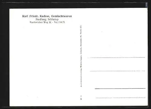 AK Schlutup, Vier Ansichten der Siedlung