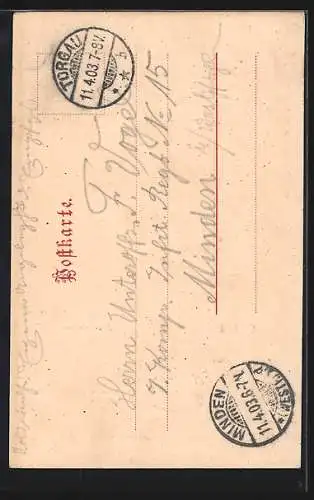 AK Crefeld, Rheinstrasse