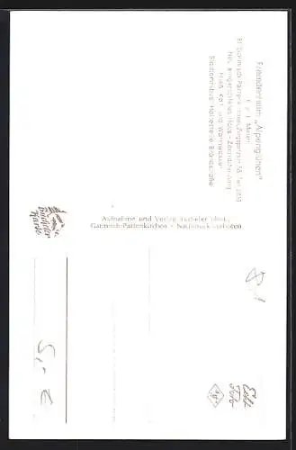 AK Garmisch-Partenkirchen, Fremdenheim Alpenglühen, Zugspitzstr. 58
