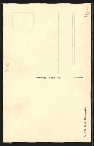 AK Hannover, Kramerstrasse mit Marktkirche