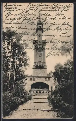 AK Eberswalde, Kaiser Wilhelm-Aussichtsturm