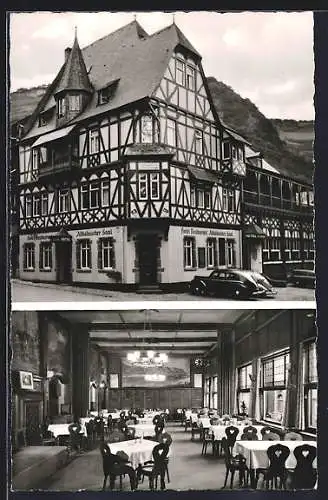 AK Bacharach a. Rh., Hotel-Restaurant Altkölnischer Saal mit Gastraum