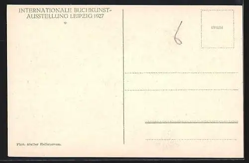 AK Leipzig, Internationale Buchkunst-Ausstellung 1927