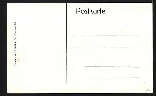 AK Hamburg, Internationale Rosenschau 1922, Inneres der Ausstellungshalle
