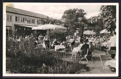 AK Hamburg, Orchideen-Cafe im Park Planten un Blomen, Ausstellung