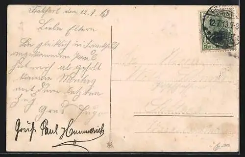 AK Frankfurt a. M., Festhalle zur Ausstellung