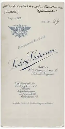Fotografie Ludwig Gutmann, Wien, Schauspieler Hubert Marischka als Karel van Lysseweghe in Die geschiedene Frau
