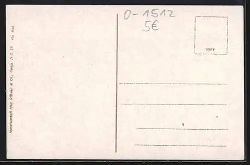 AK Werder a. H., Baumblüte, Restaurant Bismarckhöhe