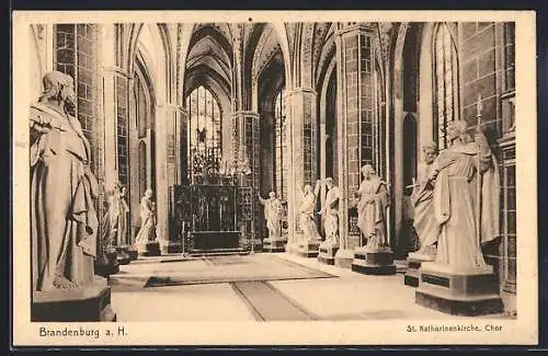 AK Brandenburg /Havel, St. Katharinenkirche, Chor