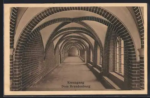 AK Brandenburg /Havel, Dom, Kreuzgang