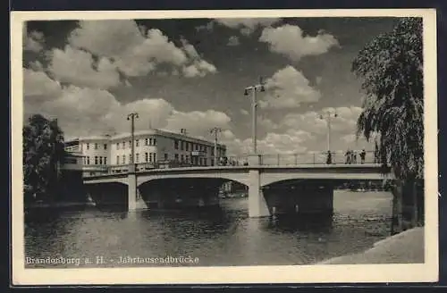 AK Brandenburg /Havel, Die Jahrtausendbrücke