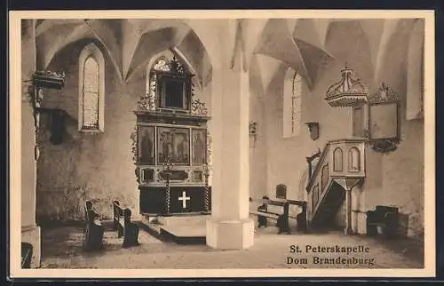 AK Brandenburg /Havel, Dom, St. Peterskapelle
