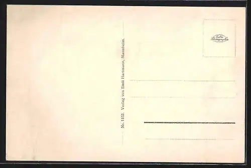 AK St. Wendel, Teilansicht mit Kirche