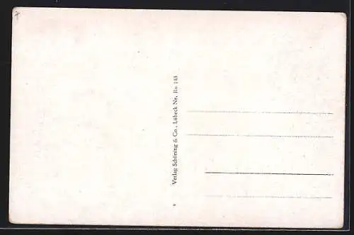 AK Rostock, Neuer Markt mit Rathaus