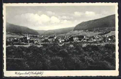 AK Heiligenstadt /Eichsfeld, Teilansicht mit Kirche