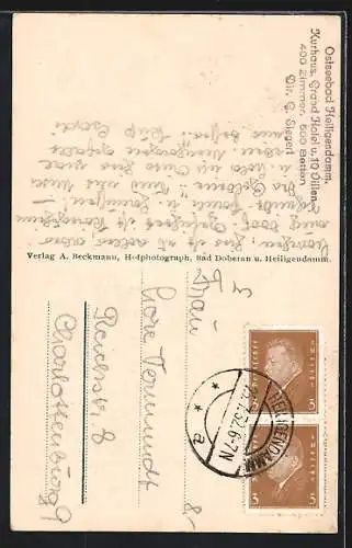 AK Heiligendamm, Ostseebad, Fürstliche Villen mit Strassenpartie