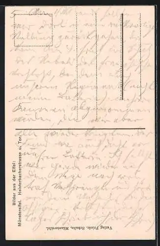 AK Münstereifel, Heisterbacherstrasse und Tor